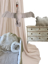 Load image into Gallery viewer, FUNDA COJÍN RECTANGULAR RAYA GINEBRA AZUL